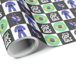Papel De Presente Jiu Jitsu Wrapping Paper