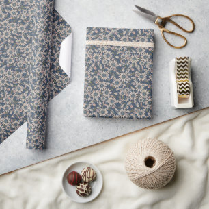 Papel De Presente Joaninhas em Azul
