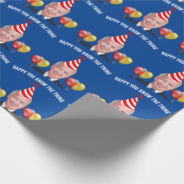 PAPEL DE PRESENTE JOE BIDEN ANIVERSÁRIO VOCÊ SABE O QUE (Ponta)