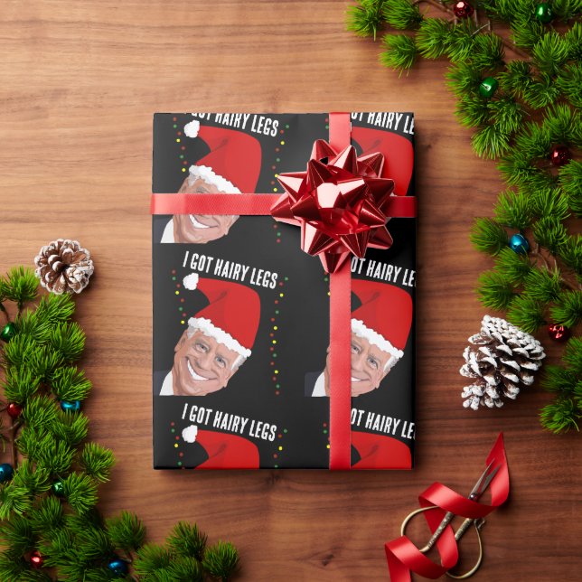 PAPEL DE PRESENTE JOE BIDEN NATAL ENGRAÇADO  (Presente de Natal)