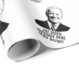 Papel De Presente Joe Biden Personalizado