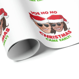PAPEL DE PRESENTE JOE HO HO - NATAL CHEGOU CEDO