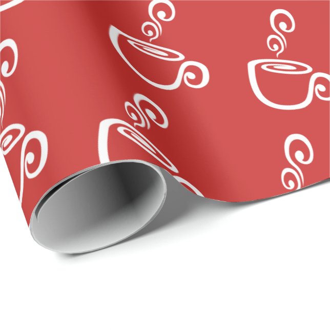 Papel De Presente Joe Time Coffee Mug Wrapt Wrapt Paper (Ponta do rolo)