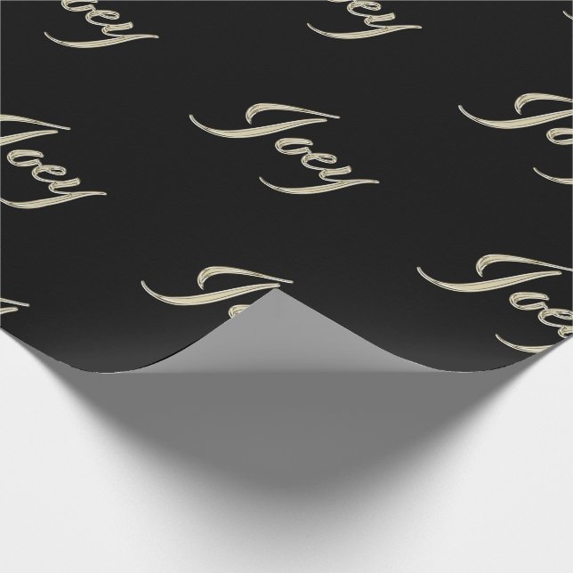 Papel De Presente Joey Vorname Name edles Geschenkpapier Papier (Ponta)