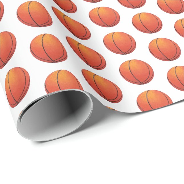Papel De Presente Jogador de Basquete (Ponta do rolo)