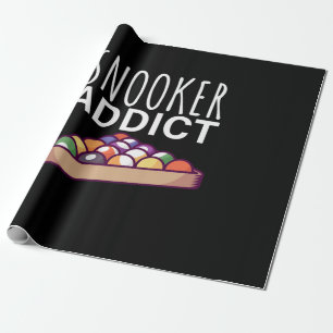 Papel De Presente Jogador de Bilhar Viciado em Snooker