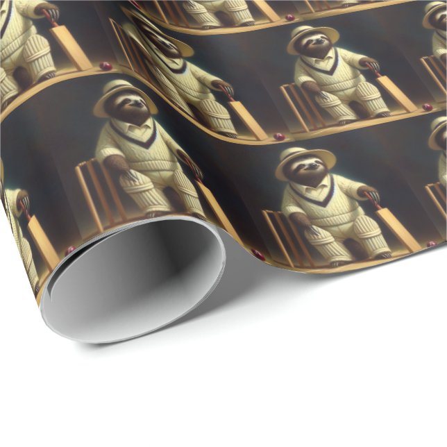 Papel De Presente Jogador de críquete (Ponta do rolo)