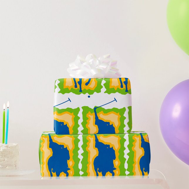 Papel De Presente Jogador de Polo (Criador carregado)