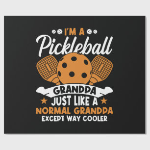 Papel De Presente Jogador do Vovô legal Pickleball