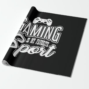 Papel De Presente Jogador - Jogos É Meu Esporte Favorito