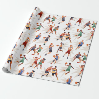 Papel De Presente Jogadores De Basquete