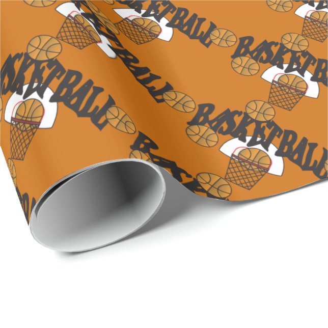 Papel De Presente Jogo de basquetebol (Ponta do rolo)