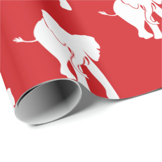 Papel De Presente Jogo de Natal do Exchange com Oferta de Elefante B