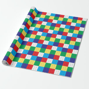 Papel De Presente Jogo de Puzzle de Cubo