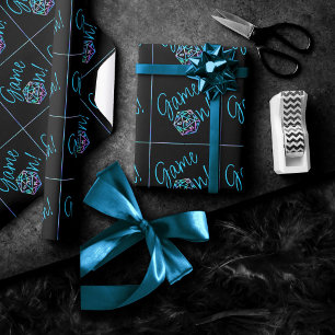 Papel De Presente Jogo de RPG   Holo Fantasy Tabletop Retro Gamer