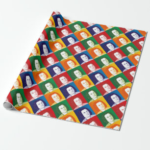 Papel De Presente Johann Sebastian Bach no estilo cartoon