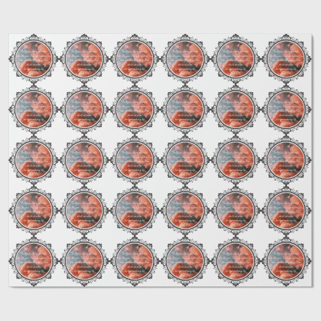 Papel De Presente John 3:16 Wrapping Paper (Aberto)