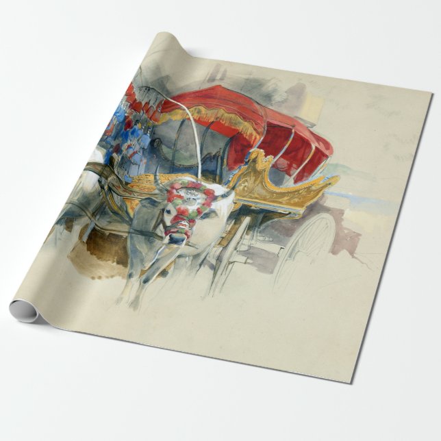 Papel De Presente John Frederick Lewis A Turco Araba (Desenrolado)