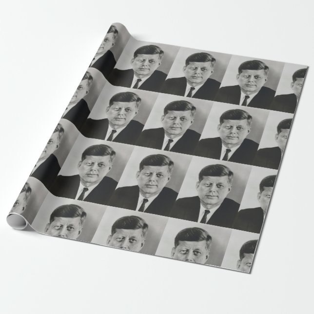 PAPEL DE PRESENTE JOHN KENNEDY WRAPPER (Desenrolado)