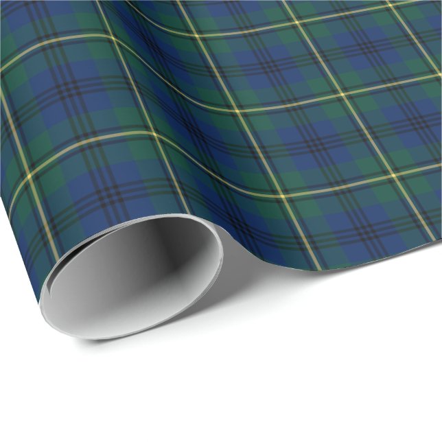Papel De Presente Johnston Clan Tartan (Ponta do rolo)