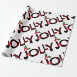 Papel De Presente Jolly Christmas<br><div class="desc">Jolly Christmas Wraping Paper</div>