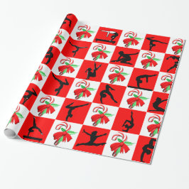 PAPEL DE PRESENTE JOLLY GYMNASTICS CHRISTMAS DESIGN
