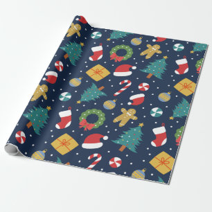 Papel De Presente Jolly Jumble Wrapping Paper