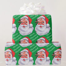 Jolly Santa Claus Personalize o Nome Texto Natal