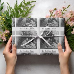 Papel De Presente Jornal Que Ano Férias Foto Natal