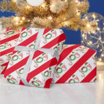 Papel De Presente Joy Christmas Wraping Paper<br><div class="desc">Este encantador presente de Natal deseja aos seus destinatários JOY com símbolos da Estação.</div>