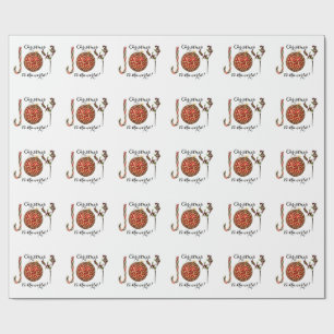 Papel De Presente Joy word art candi ornamento e sagrado