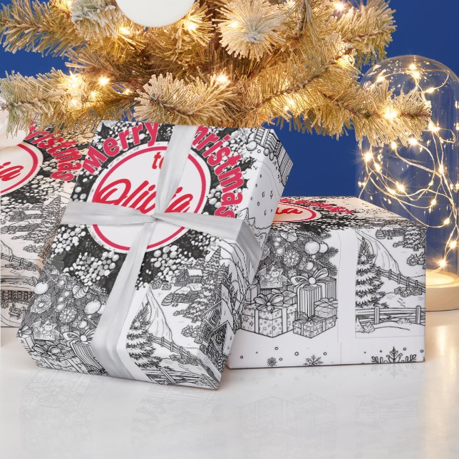 Papel De Presente Joyful Colors Christmas Wrap (Feriados)