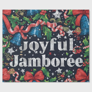 Papel De Presente Joyful Jamboree Maximalist Holiday