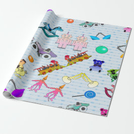 Papel De Presente Juguetes antiguos