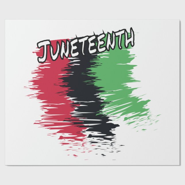 Papel De Presente Juneteenth (Aberto)