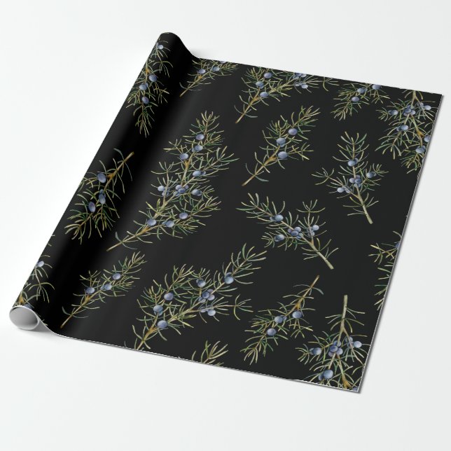 Papel De Presente Juniper Pattern (Desenrolado)
