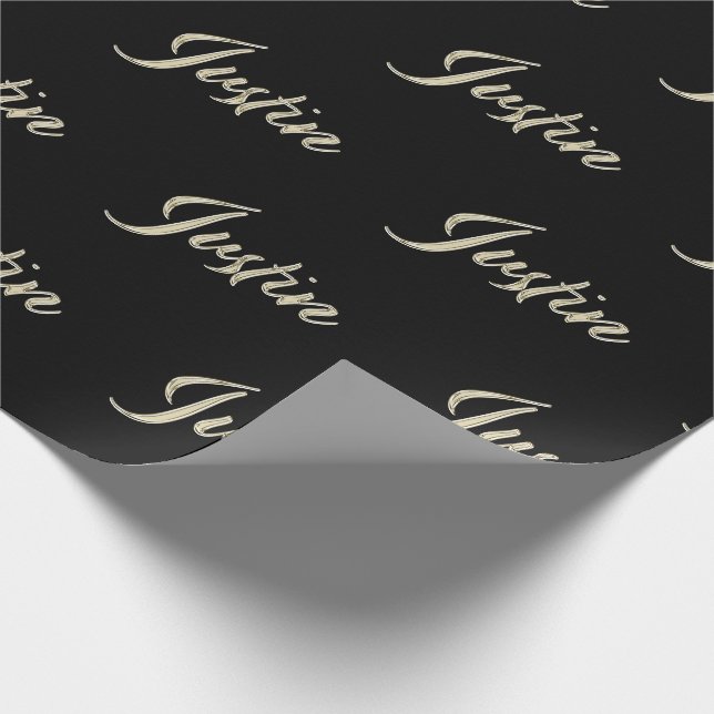 Papel De Presente Justin Vorname Name edles Geschenkpapier Papier (Ponta)