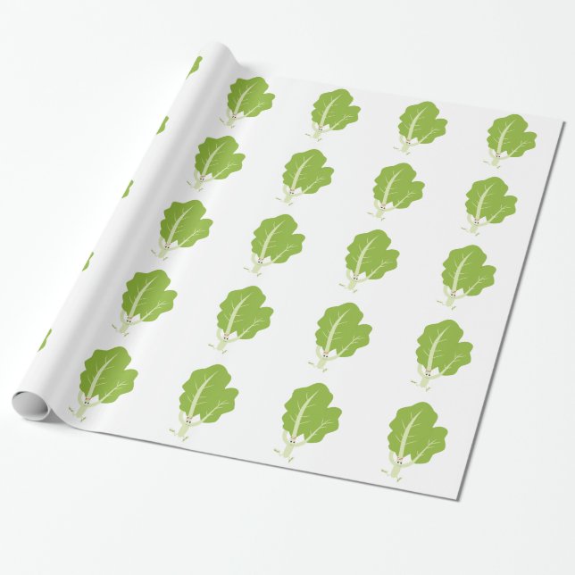 Papel De Presente Kale Runner (Desenrolado)