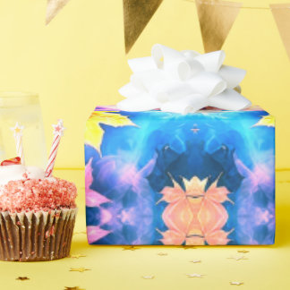 Papel De Presente Kaleidoscope Papel de empacotamento da Presente Fl