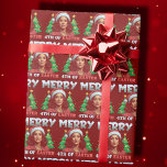 Papel De Presente Kamala Harris Christmas<br><div class="desc">Kamala Harris Natal Santa Hat Feliz 4º De Papel De Embalagem De Páscoa</div>