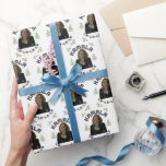 Papel De Presente Kamala Harris Christmas White<br><div class="desc">White Wrappaper de Kamala Harris</div>