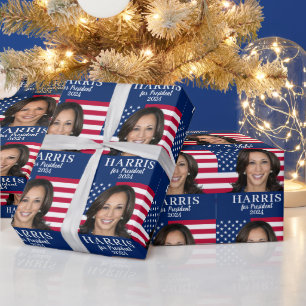 Papel De Presente Kamala Harris Para O Presidente 2024