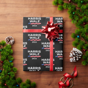 Papel De Presente Kamala Harris Walz 2024