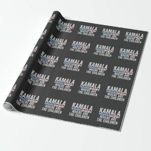 Papel De Presente Kamala onde estão as eleições infantis