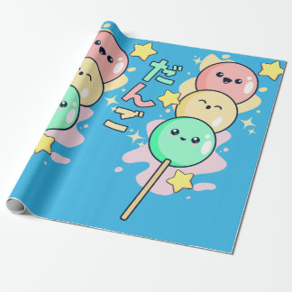 Papel De Presente Kawaii Hanami Dango