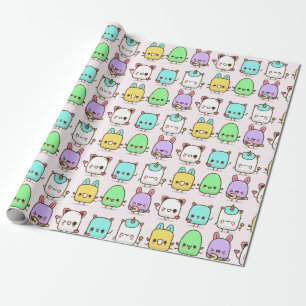 Papel De Presente Kawaii Monsters Wrappaper