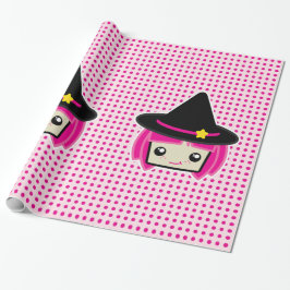 Papel De Presente Kawaii Pink Haired Witt Wrap