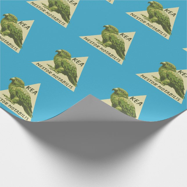 Papel De Presente Kea ave da Nova Zelândia (Ponta)