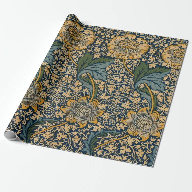 Papel De Presente Kennet, 1920 por William Morris (Desenrolado)