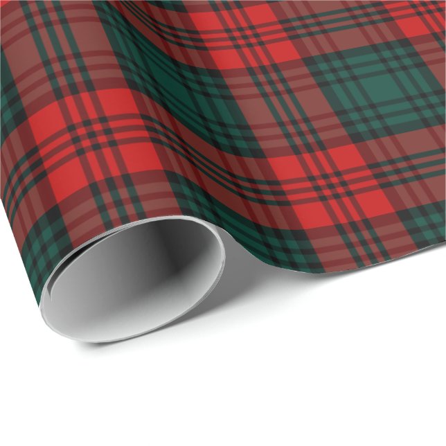 Papel De Presente Kerr Clan Tartan (Ponta do rolo)